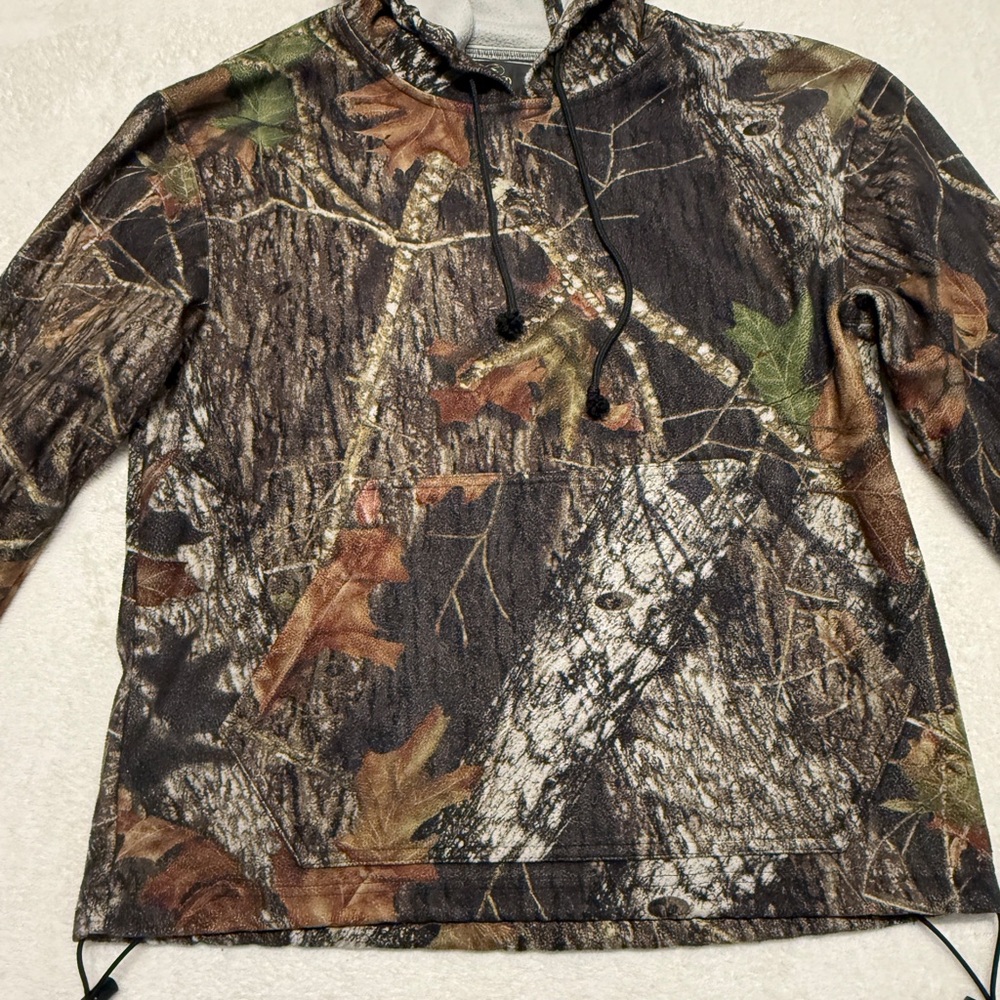 Redhead Men Camouflage Hoodie Pullover Drawstring Outdoor Aesthetic Size M - Picture 2 of 13